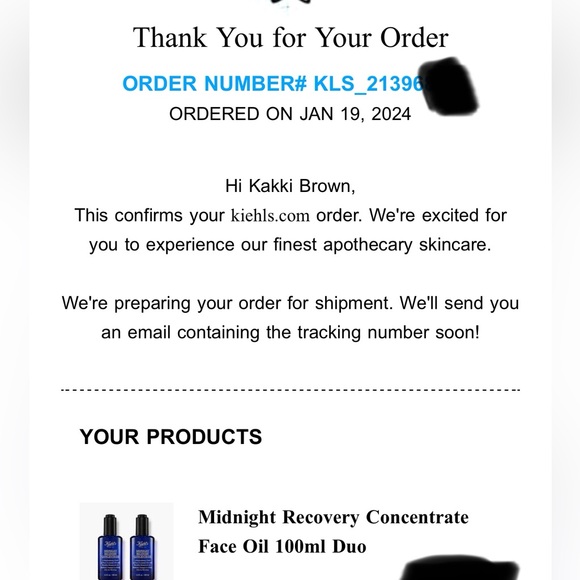 Brand new 3.4oz (100ml) Kiehl’s Recovery Concentrate - Picture 7 of 7